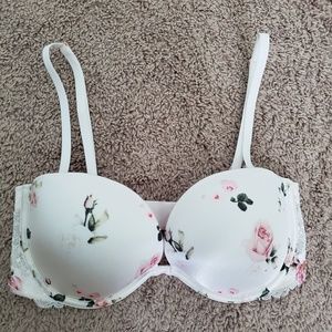 Pink Victoria's Secret multi-way push up bra
